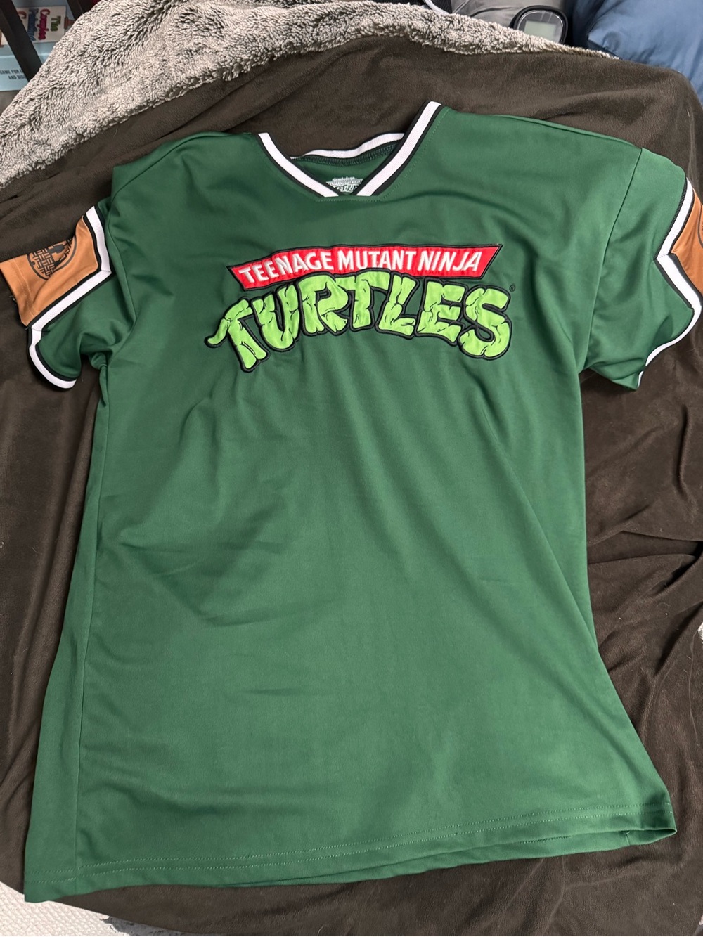 Teenage Mutant Ninja Turtles Green Graphic Jersey Shirt